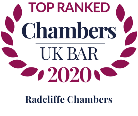 Radcliffe Chambers ranked as a leading set in Chambers UK Bar 2020