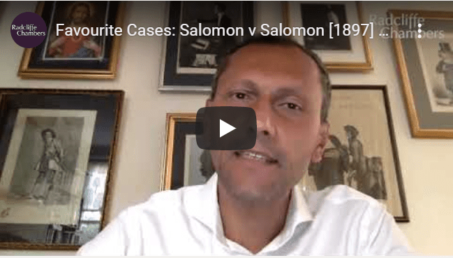 Favourite Cases: Salomon v Salomon - Video by Shantanu Majumdar KC