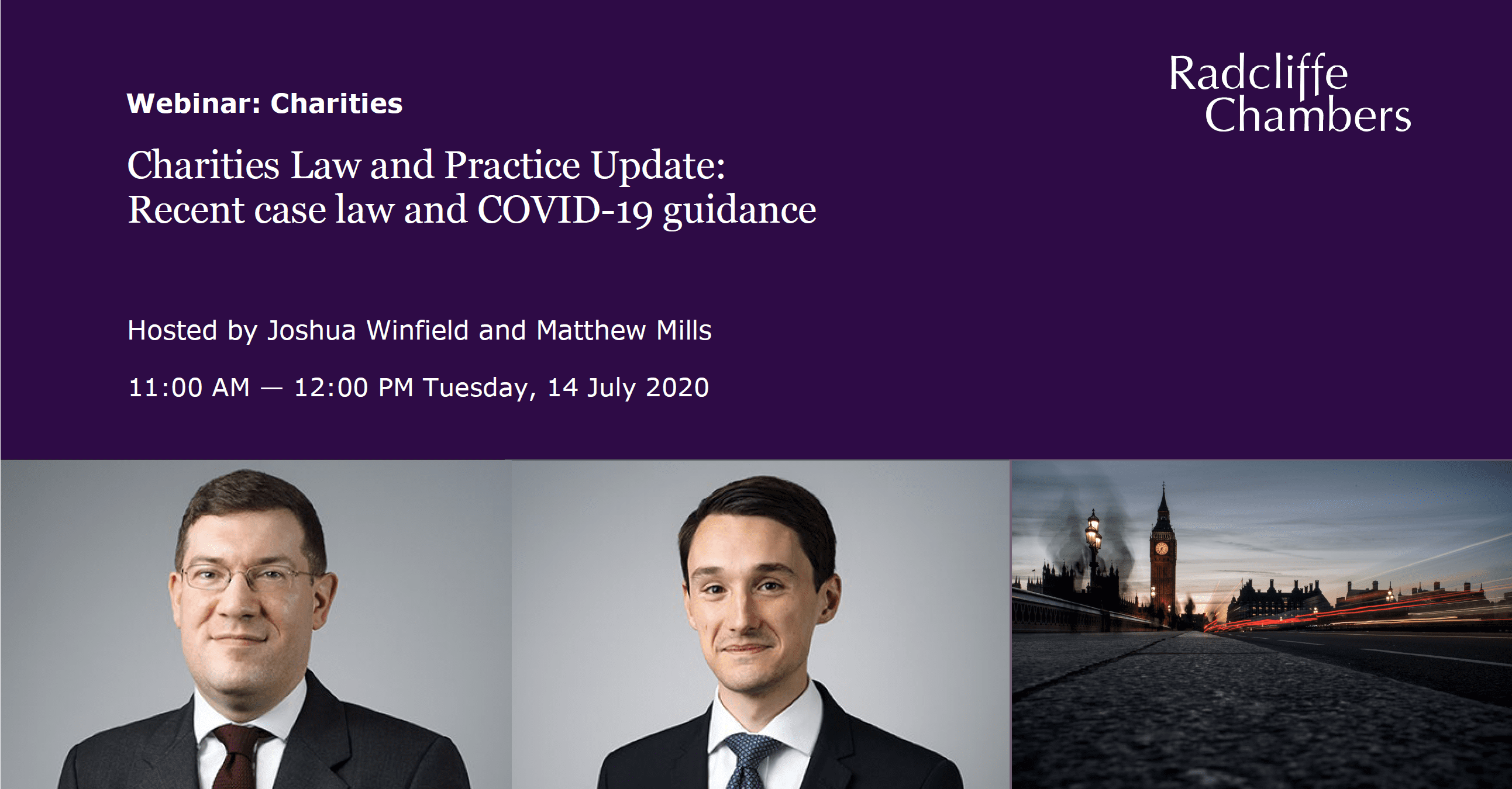 Video: Charities law and practice update: recent case law and COVID-19 guidance