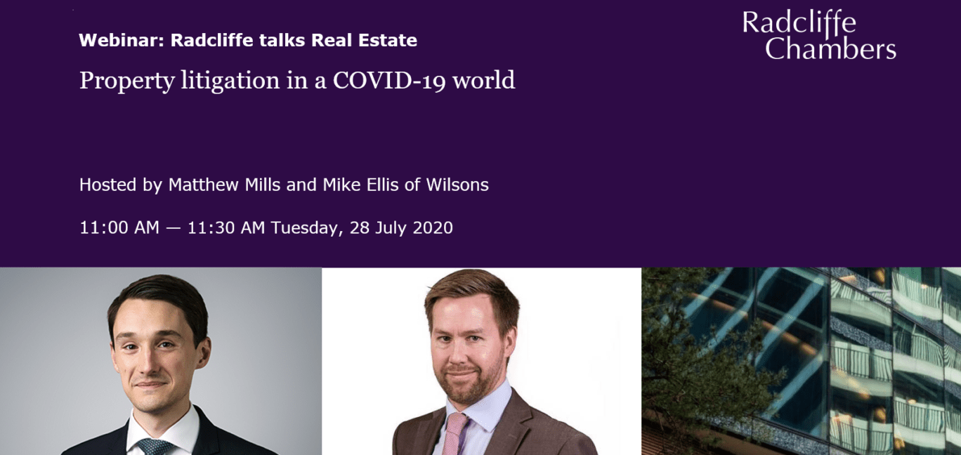 Video: Property litigation in a COVID-19 world