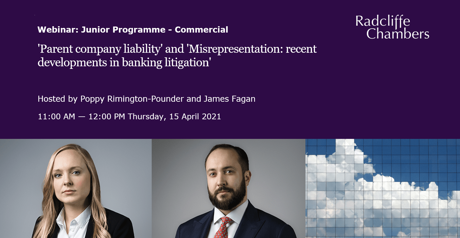Video: 'Parent company liability' and 'Misrepresentation: recent developments in banking litigation' - Junior Programme