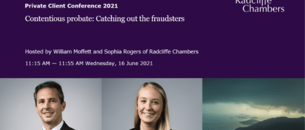 Video: Contentious Probate: Catching out the fraudsters