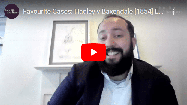 Favourite Cases: Hadley v Baxendale [1854] EWHC Exch J70 - James Fagan 1