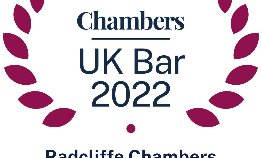 Radcliffe Chambers ranked as a leading London barristers chambers in Chambers UK Bar 2022